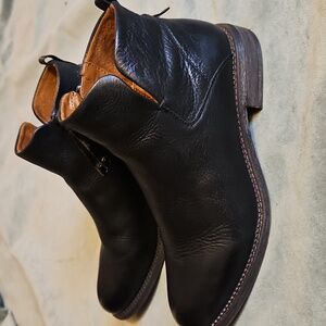 Franco Sarto Hyla Bootie in Black Leather